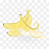手绘精美水果香蕉元素