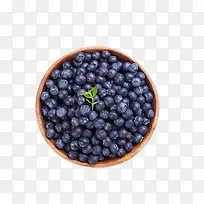 一盘蓝莓水果