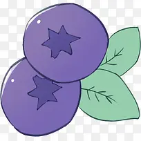 紫色水果的元素