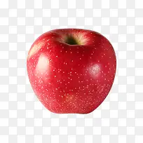 一个新鲜的红苹果
