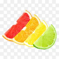 四种水果切片