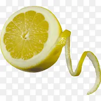 切开的柠檬水果