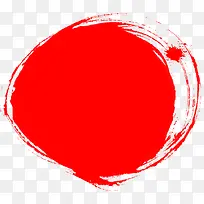 红色墨点元素