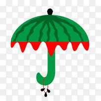 可爱的西瓜伞
