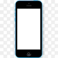 蓝色iphone边框