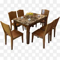 木纹环保天然餐桌椅