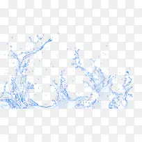 特效水蓝色透明