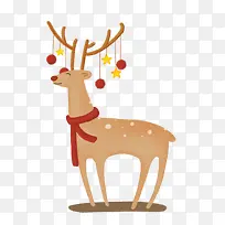 圣诞节麋鹿驯鹿小鹿动物素材圣诞