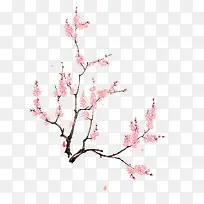 手绘桃花