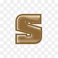 金属网字母s