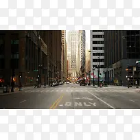 芝加哥市摩天大楼图