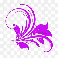 紫色花纹底纹