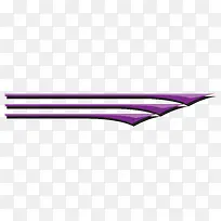 紫色矢量花纹车贴