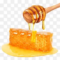 高清黄色蜂蜜食物