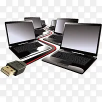 电脑科技矢量图
