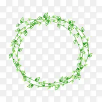 绿色花环
