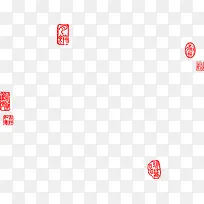 红色月饼编织背景