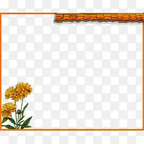 花卉花朵边框相框图片