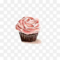 手绘甜品玫瑰翻糖蛋糕