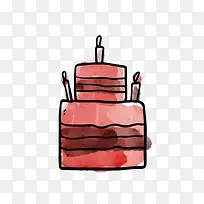蛋糕生日蛋糕卡通矢量素材
