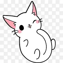 可爱卡通小猫