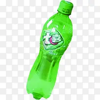 绿色七喜瓶装饮料