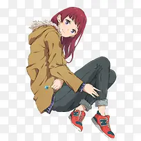 动漫炫酷少女