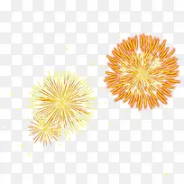 浪漫烟花欢度元旦素材