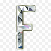 钻石字母F