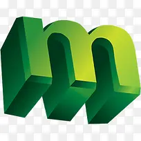 绿色英文海报设计M