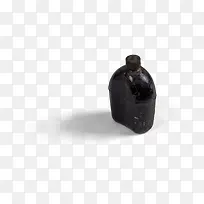 高清摄影黑色的军用水壶