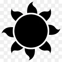 太阳标志图标