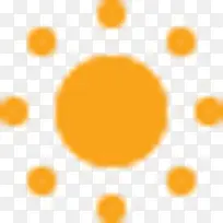 太阳标志小图标