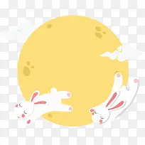 月亮上的小兔子