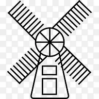 传统的风车图标