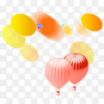 立体热气球元素