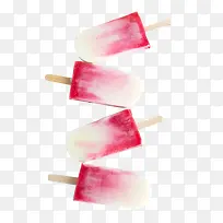 树莓酸奶冰棒