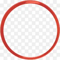 红色创意圆环