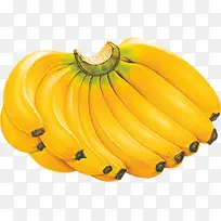 夏日水果效果香蕉