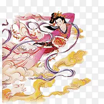 翩翩飞舞的嫦娥