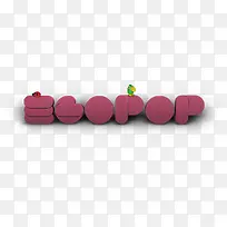egopop英文字体设计