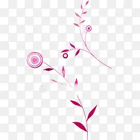 粉色花纹花卉图片