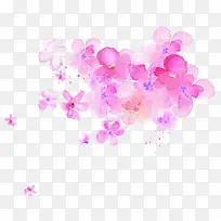 粉色花卉儿童创意图片