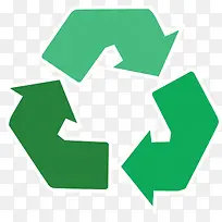 绿色循环环保图标