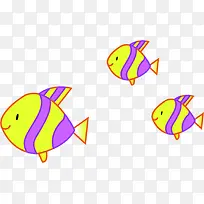 卡通海报小鱼设计