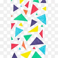 彩色三角形块