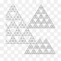 矢量黑色三角形边框