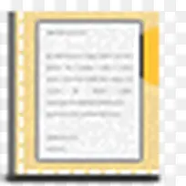 文件黄色的预校像素图标