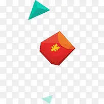 红包圆锥漂浮装饰