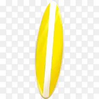 黄色冲浪板夏天
